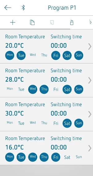 JUNG Temperature Config Screenshot 1