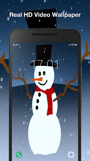 Snowman Live Wallpaper Screenshot 2