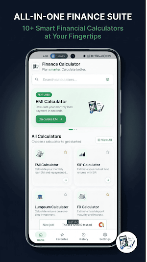 Finance Calculator - EMI, Loan Screenshot 0