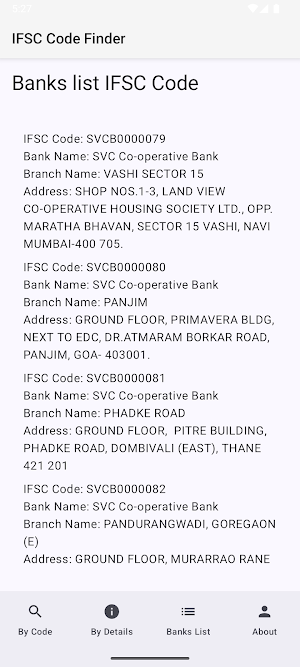IFSC Code Finder Screenshot 0