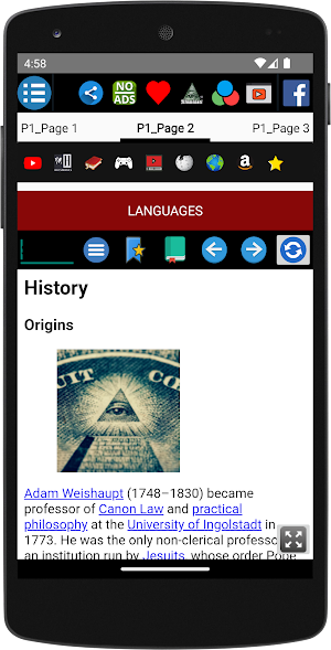 Illuminati History Screenshot 2