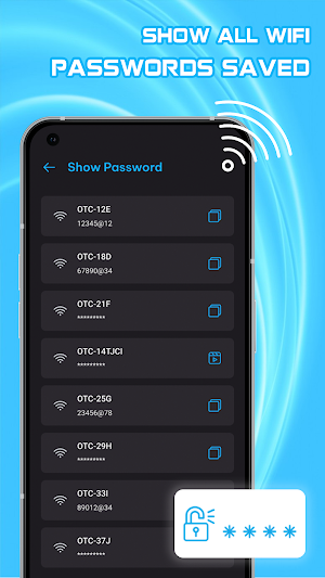 Wifi Show Password, Wifi List Screenshot 0