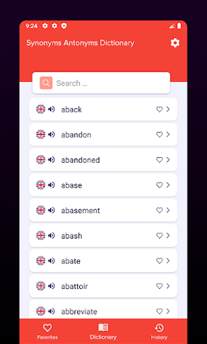 Synonyms Antonyms Dictionary Screenshot 1