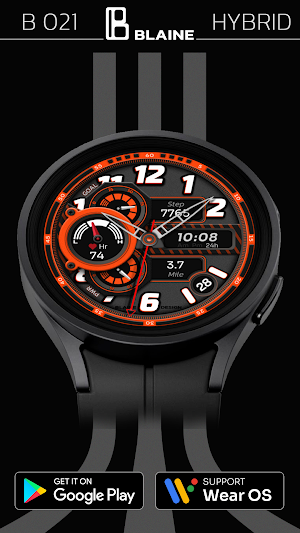 Blaine 021 Hybrid Watch Face Screenshot 1