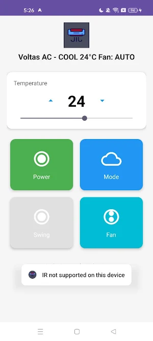 Daiko Remote for VoltasAc Screenshot 0