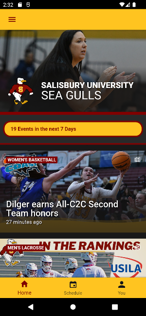 Salisbury University Athletics Screenshot 0