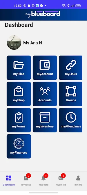 mybb by myBlueboard Screenshot 2