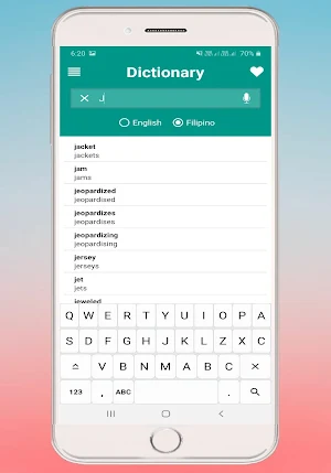 English Filipino Dictionary Screenshot 3