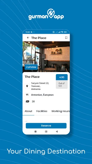 Gurman: Reserve Restaurants Screenshot 2