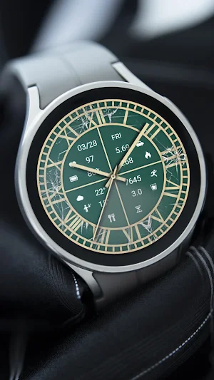 ZKinWatch Green Gold Dual Mode Screenshot 2