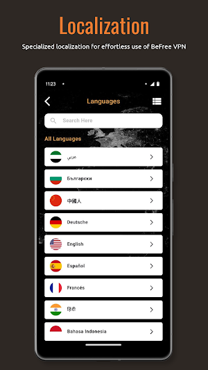 BeFree - fast and secure VPN Screenshot 3