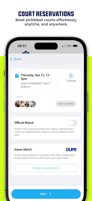 24 Hour Pickleball Club Screenshot 3