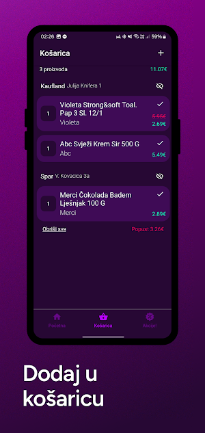 Cjenoteka - Usporedi cijene Screenshot 2