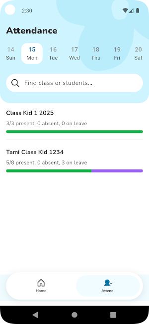 LittleLives Teachers App Screenshot 1
