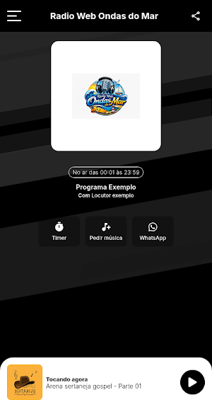 Radio Web Ondas do Mar Screenshot 0