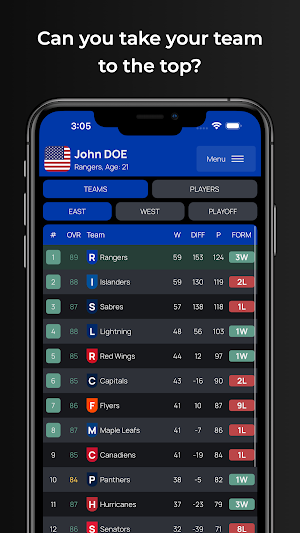 Hockey Career Game: Ice Legend Screenshot 3