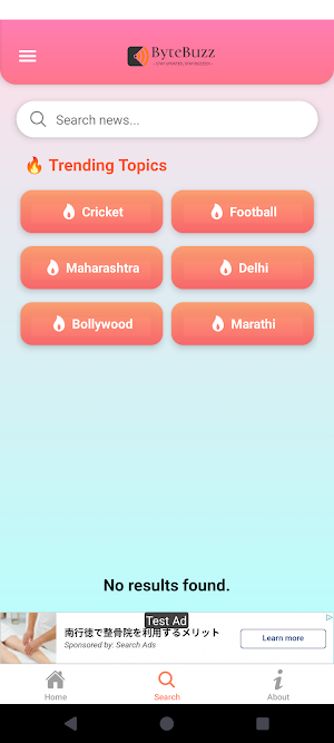 ByteBuzz - The News App Screenshot 1