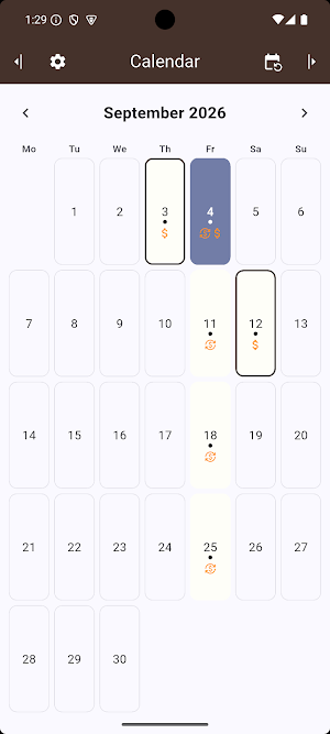 CaSch! Calender & Scheduler Screenshot 2
