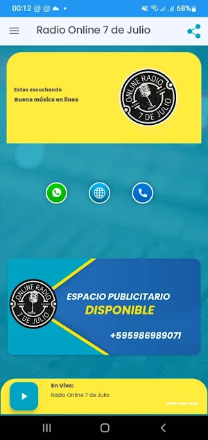Radio Online 7 de Julio Screenshot 0