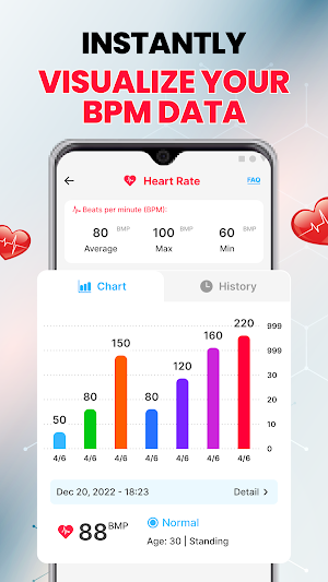 Pulse App - Heart Rate Monitor Screenshot 3