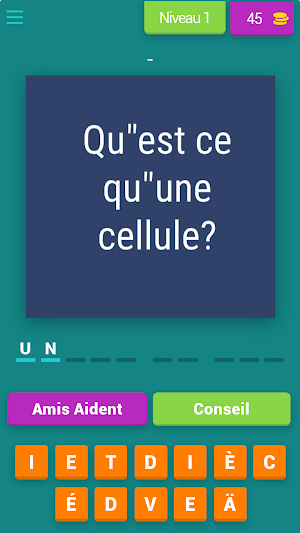 Quiz de Biologie Screenshot 0