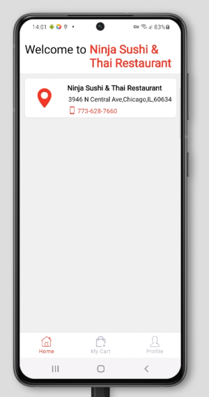 Ninja Sushi & Thai Restaurant Screenshot 1