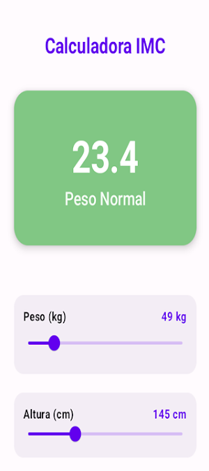 Calculadora IMC 2.0 Screenshot 1