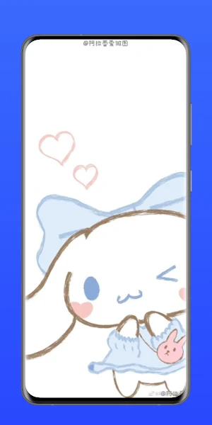 Cinnamoroll Blue Wallpaper Screenshot 2