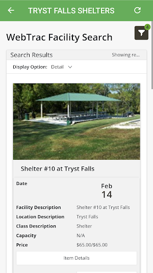 Clay County Parks Screenshot 2