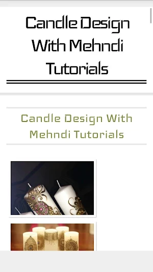 Candle Design Tutorials Screenshot 2