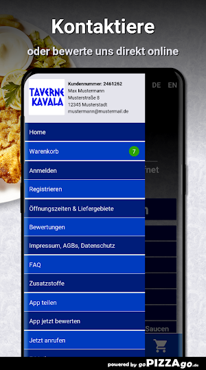 Taverna Kavala Göttingen Screenshot 2