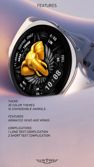 Animals Watch Face 107 Screenshot 3
