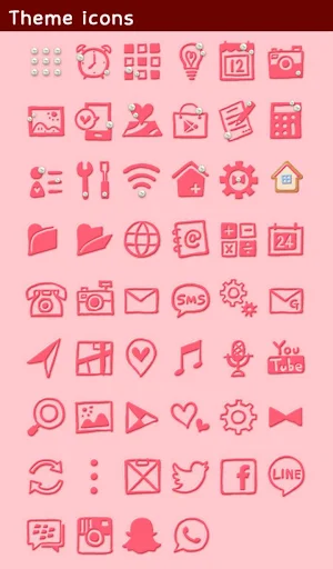 Cute Theme-Heart Cookies- Screenshot 3