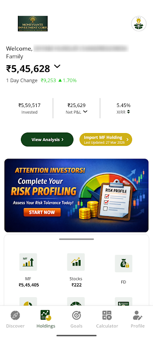 Moneysante Investment Screenshot 1