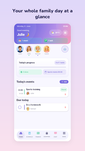 FamilyDock: Co-Parent & Family Screenshot 1