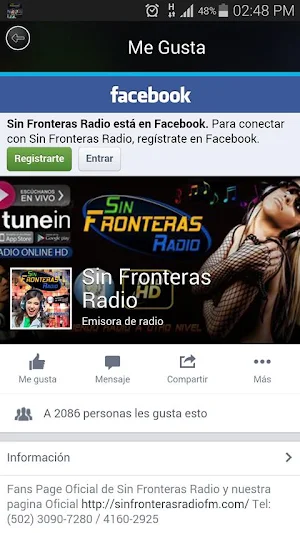 Sin Fronteras Radio HD Screenshot 2