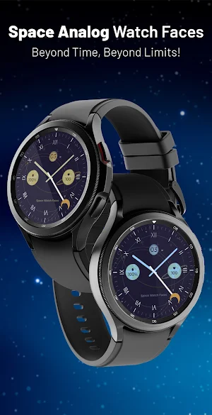 Space Analog Watch Faces Screenshot 0