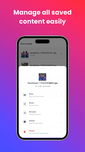 Social Saver Screenshot 3