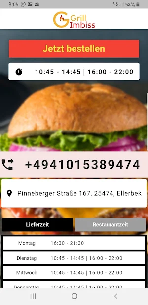 Grill Imbiss Ellerbek Screenshot 1