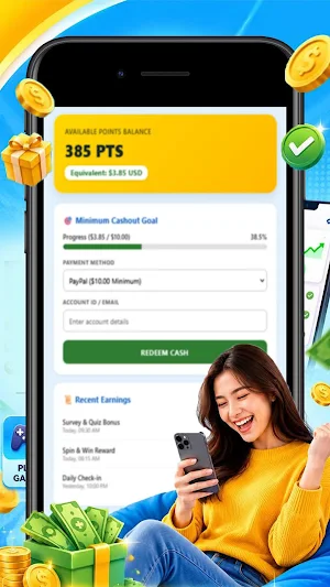(Keycash) Earning App Workflow Screenshot 3