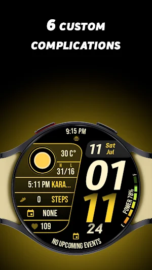 Sports Dial 3 - Watch face Screenshot 3