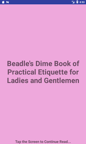 Dime Book of Practical Etiquette - eBook Screenshot 0