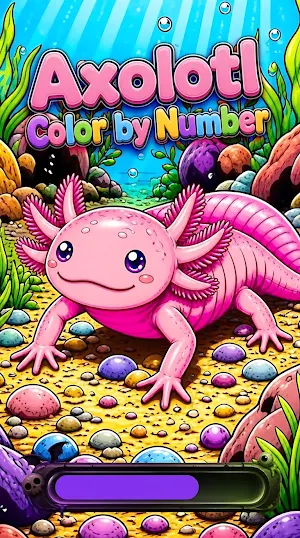 Axolotl Color by Number Screenshot 0