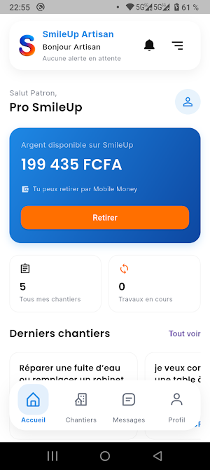 SmileUp Artisan: Chantiers Screenshot 0