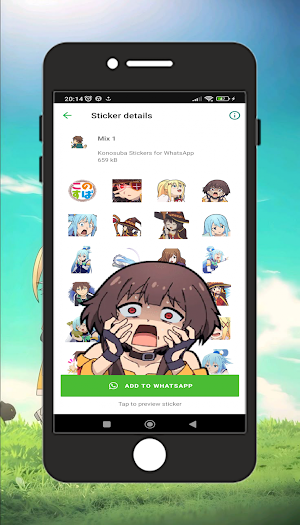 Konosuba Stickers for WhatsApp Screenshot 1