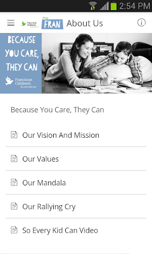 TheFRAN--Franciscan Children’s Screenshot 0