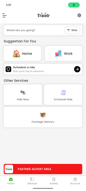 Travelr Customer Screenshot 1
