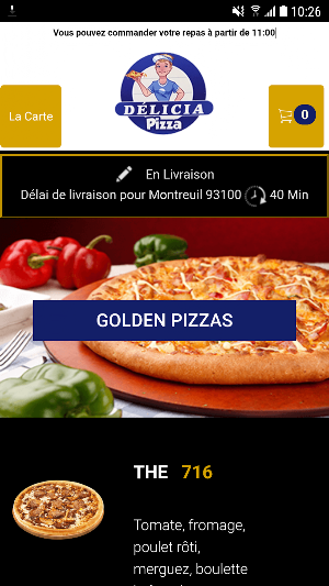 Delicia Pizza Screenshot 2