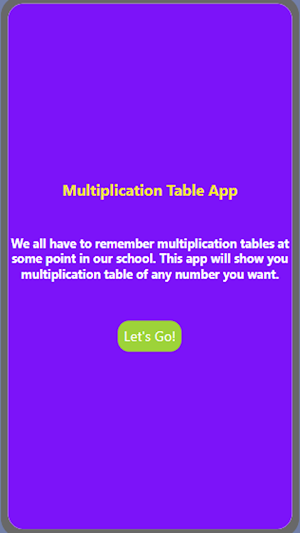 Multiplication Table by Abbas Screenshot 0