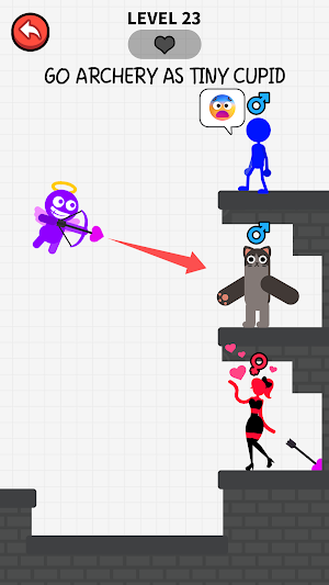 Love Cupid Archery Shooting Screenshot 0